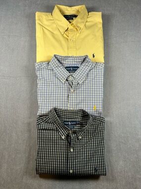 Ralph Lauren Men's Button-Down Shirt Lot of 3 Size XXL